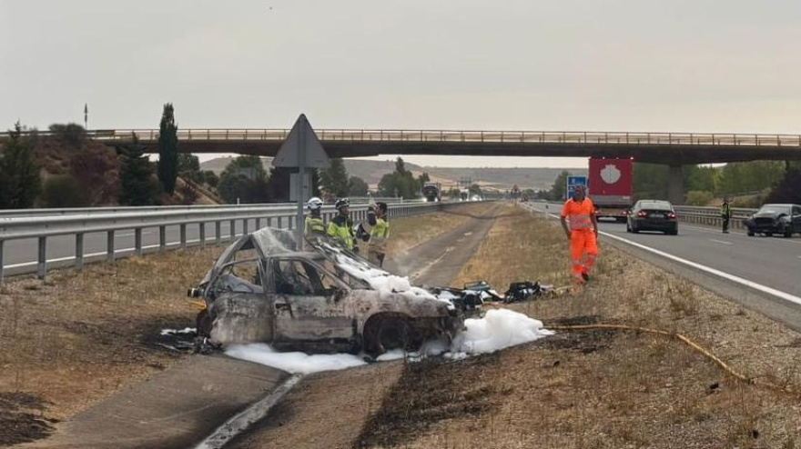 Fallece un hombre en un accidente de tráfico en la A-231 en Sasamón (Burgos)