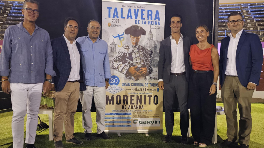Presentación de la encerrona de Morenito de Aranda en Talavera de la Reina