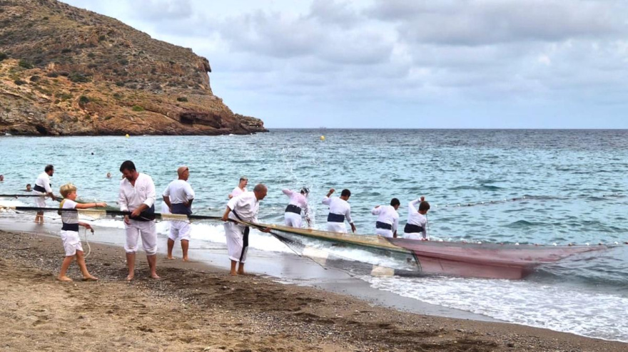 La Jábega en El Portús de Cartagena