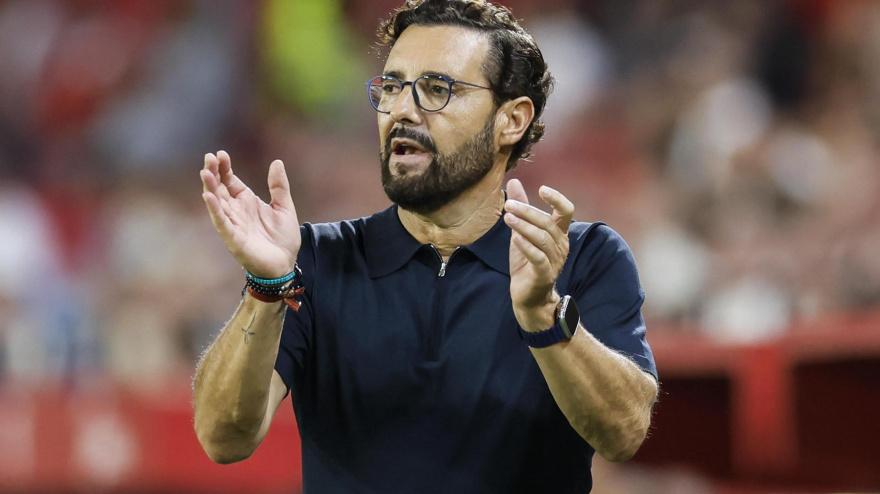 José Bordalás, durante el Sevilla - Getafe