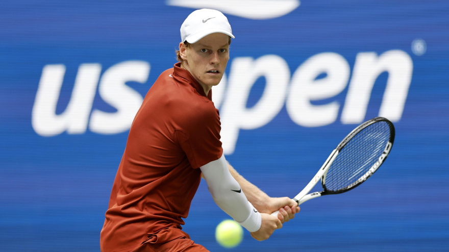 Jannik Sinner solo cedió cuatro juegos en su estreno en el US Open.