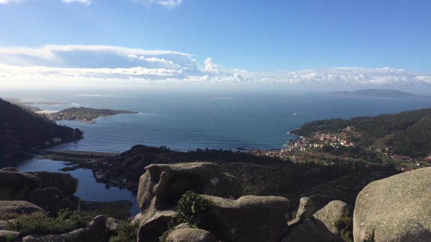 Imagen desde el mirador del Ézaro