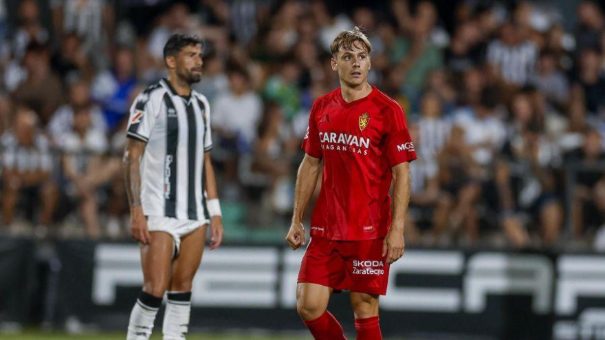 Dani Gómez, jugador del Real Zaragoza