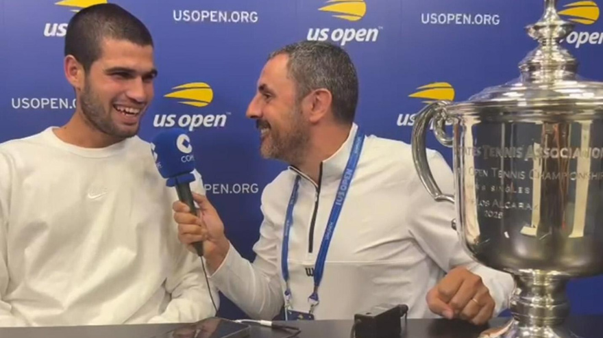 Carlos Alcaraz y Ángel García