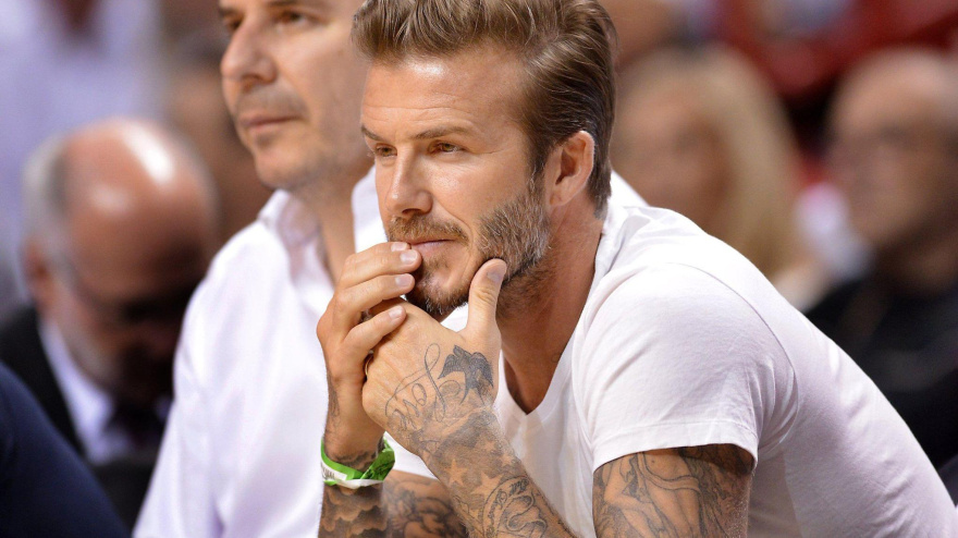 El exfutbolista David Beckham en 2014