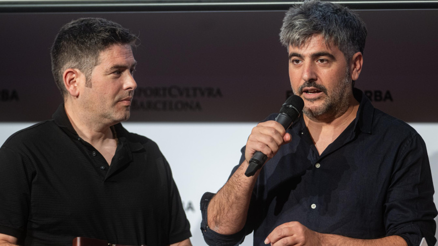 José y David Muñoz, componentes de Estopa durante la entrega de los Premios Sport Cultura