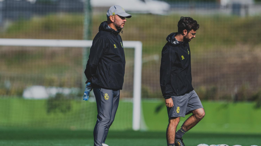 José Alberto durante una sesión de entrenamiento, esta semana en La Albericia