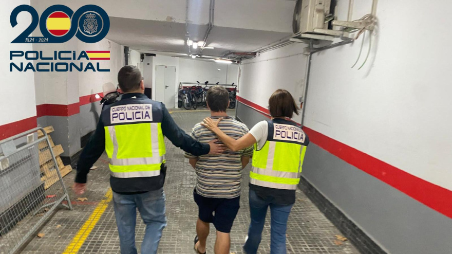 Detenido por la Policía Nacional