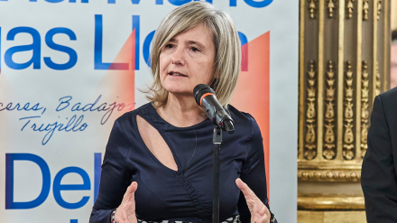 Victoria Bazaga destaca la Bienal Mario Vargas Llosa como una oportunidad para proyectar a Extremadura como destino cultural