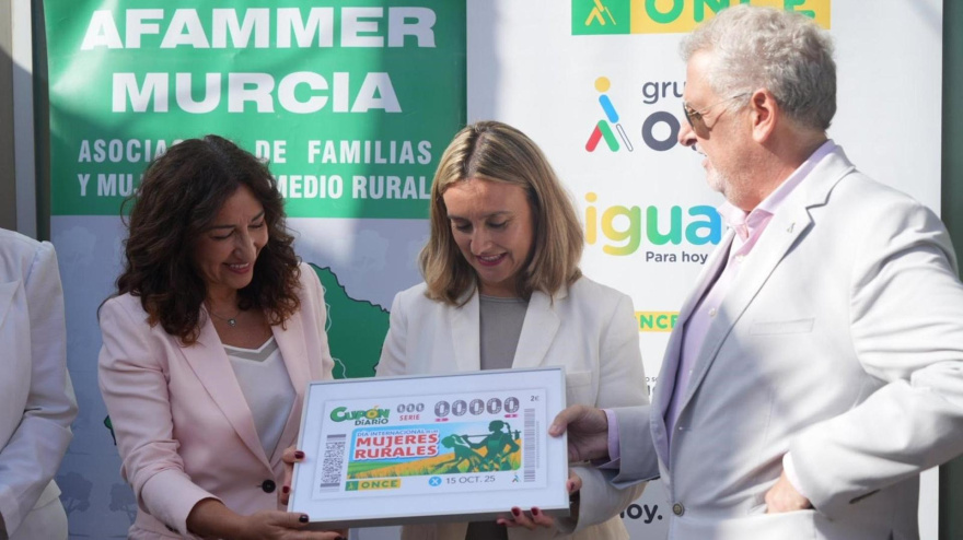 Presentación del cupón especial de la ONCE con motivo del Día Internacional de las Mujeres Rurales
