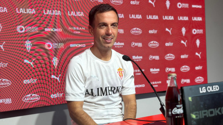Borja Jiménez en sala de prensa