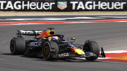 Max Verstappen durante los entrenamientos libres en el Circuito de las Américas