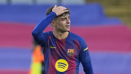 Pedri marcó el primer gol del Barcelona contra el Girona