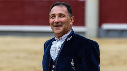 César Rincón durante el festival del pasado 12 de octubre en Las Ventas