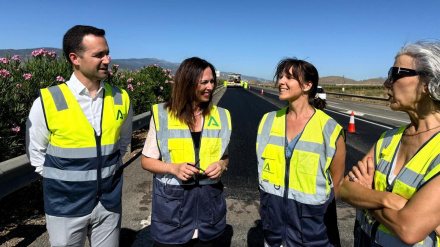 La carretera de Albuñol estrena asfalto: la Junta invierte 2,7 millones en su renovación y la del acceso al CITAI