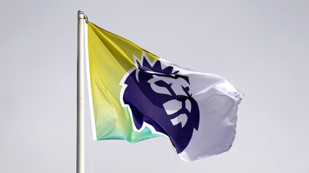 Bandera con el logo de la Premier League