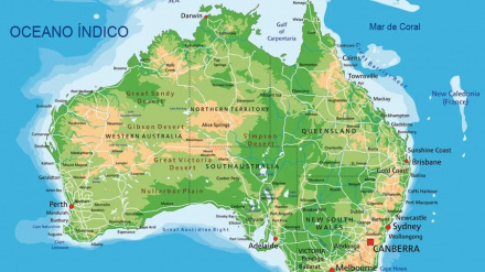 Mapa Australia