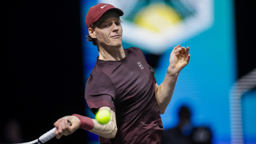 Jannik Sinner, durante el Masters 1000 de París-Bercy