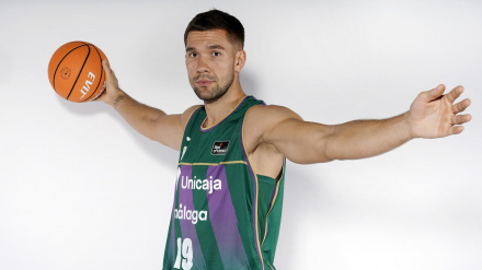 Emir Sulejmanovic.Sesion de fotos oficial de la ACB.Temporada 2025-2026.Palacio de los Deportes Jose Maria Martin Carpena.