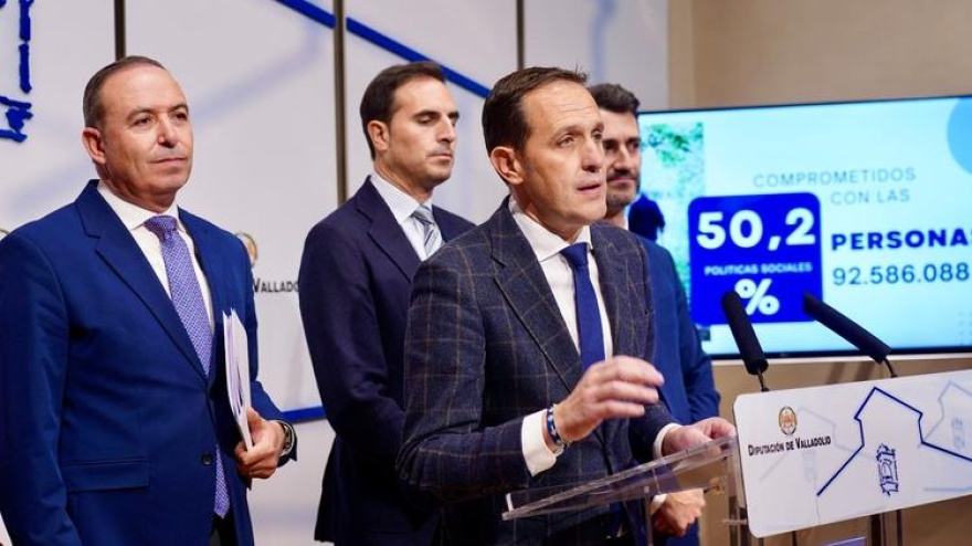 El presidente de la Diputación de Valladolid, Conrado Íscar, presenta los presupuestos para 2026