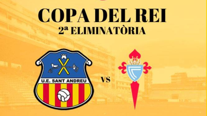 Cartel de Copa del Sant Andreu - Celta de Copa