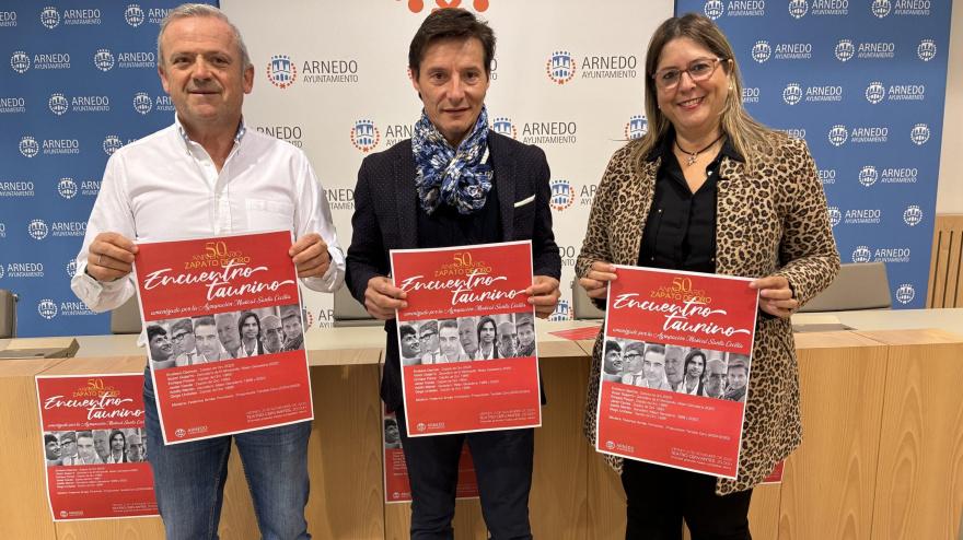 José María Ezquerro, Diego Urdiales y la alcaldesa de Arnedo, Rosa Herce