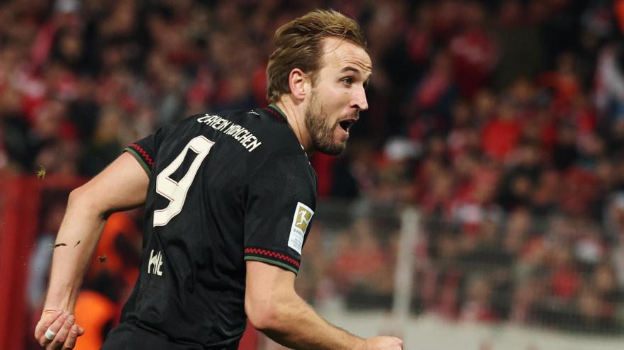 Harry Kane, en un partido con el Bayern
