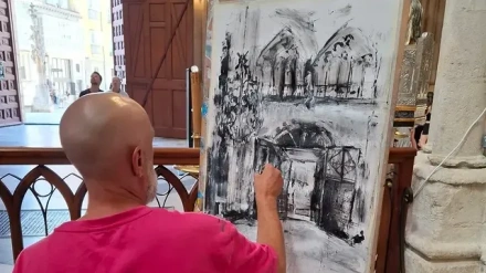 Exposición pictórica de Fran Herreros en la Catedral de Burgos