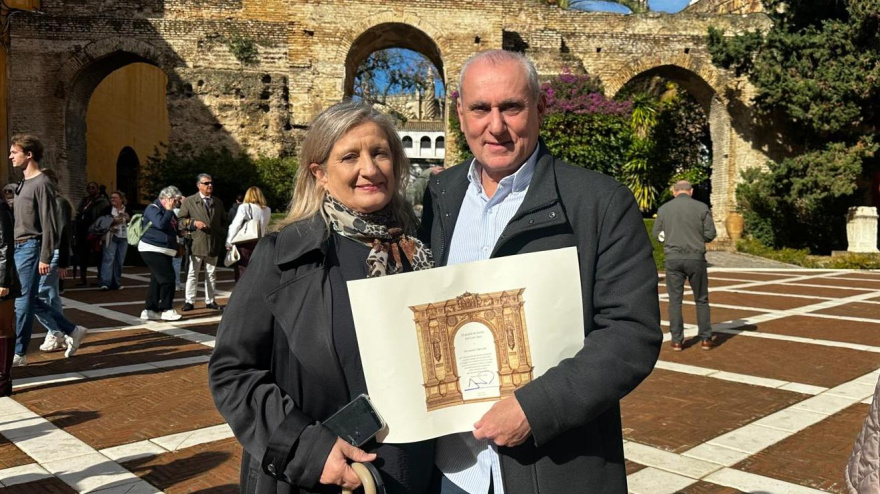 Andrés, homenajeado por el ayuntamiento