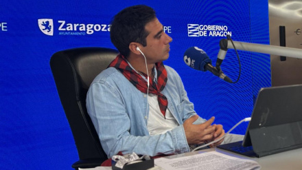 Alberto Herrera en el programa especial desde Zaragoza