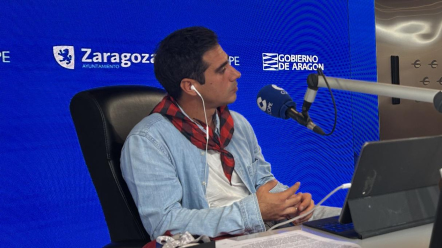 Alberto Herrera en el programa especial desde Zaragoza