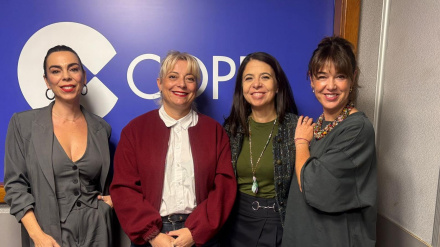 Teresa Pardo, Leticia Teboul, Violeta Aragón y Mónica García
