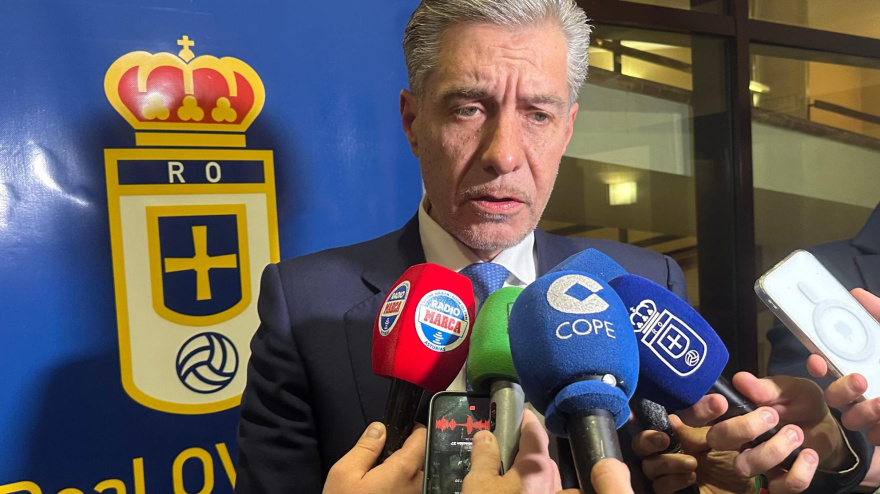 Martín Peláez, presidente del Real Oviedo