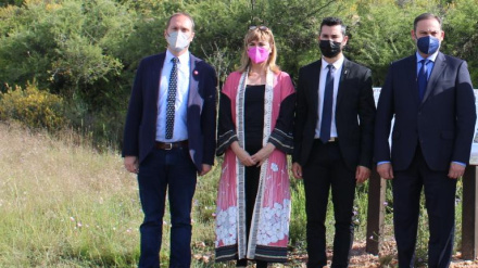 José Luis Ábalos visitó en 2021 el castillo del Alcalatén en l´Alcora, donde gobierna Samuel Falomir