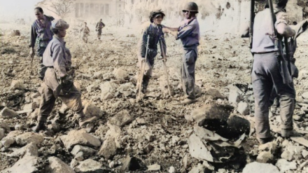 Manila en 1945, tras el asedio a la ciudad