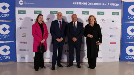 Jesús Hijosa, alcalde de Villaseca, en los Premios COPE Castilla La Mancha