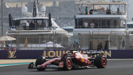 Lewis Hamilton, en el Gran Premio de Abu Dabi