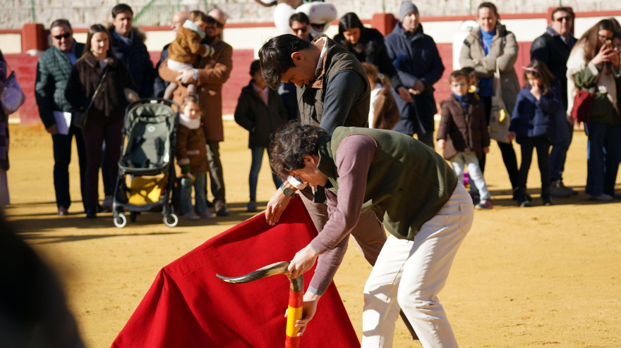 Los más jóvenes pudieron disfrutar de la tauromaquia en la plaza de toros de Valladolid