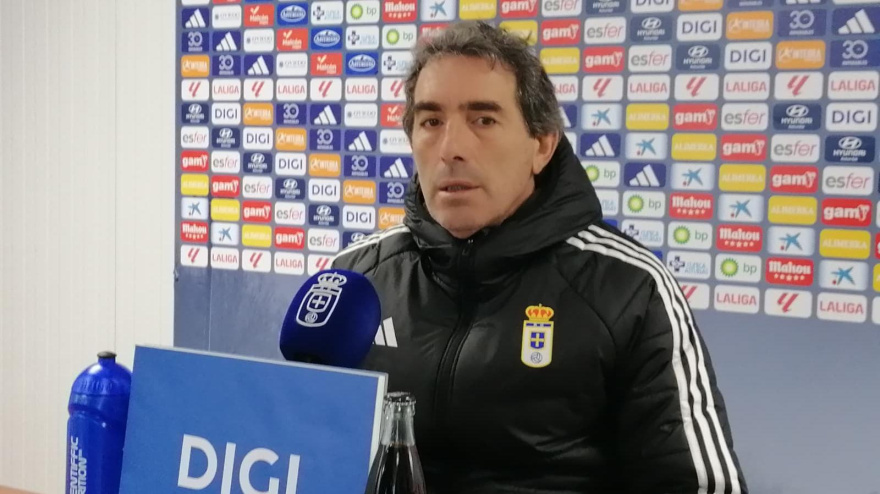 Guillermo Almada, en la sala de prensa de El Requexón