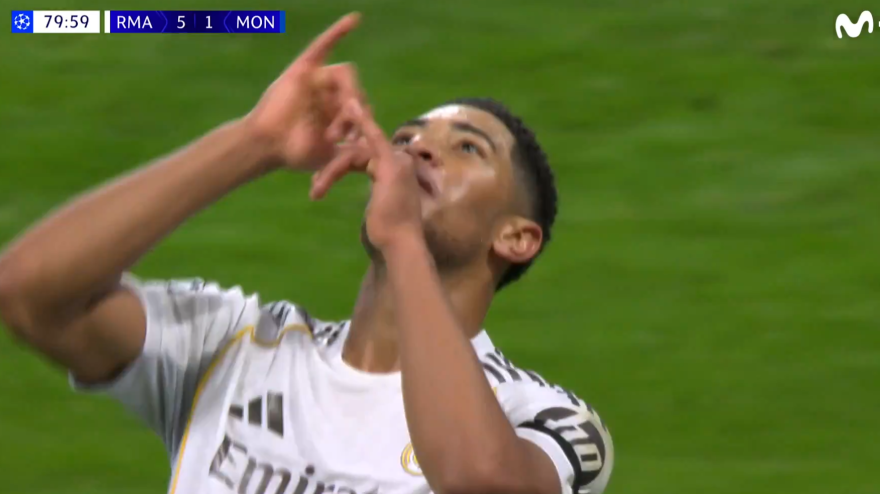 El gesto en la celebración de Bellingham