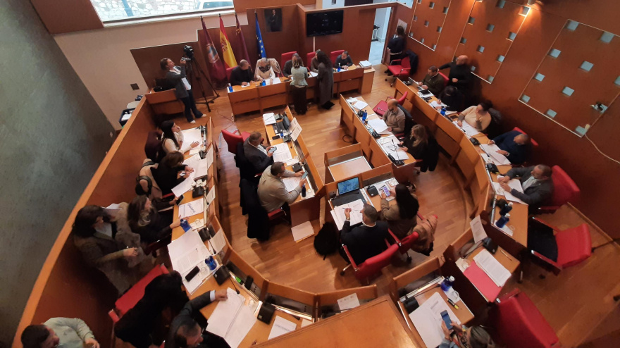 Sesión del pleno del Ayuntamiento de Lorca