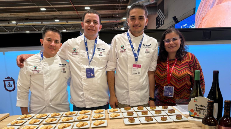 Mari Brito, alcaldesa de Candelaria, en Madrid Fusión