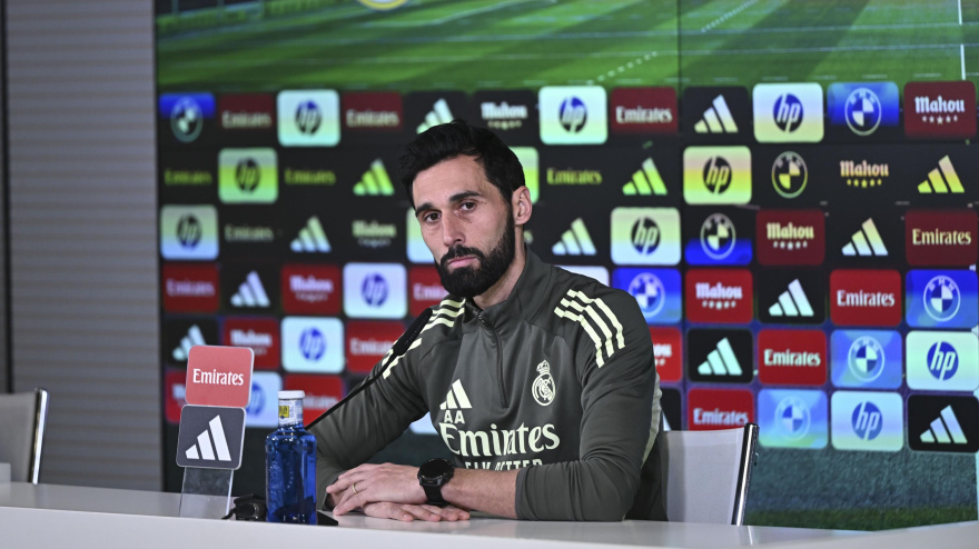 Arbeloa, en rueda de prensa