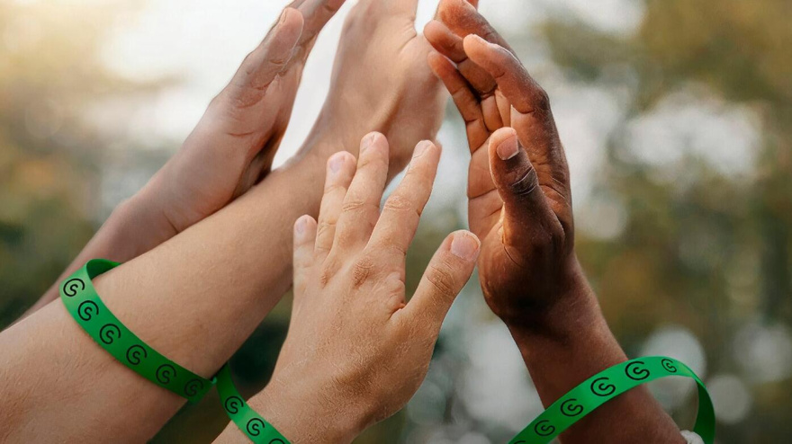 Brazalete verde AECC