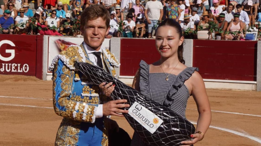 Borja Jiménez, durante una tarde de toros en Guijuelo