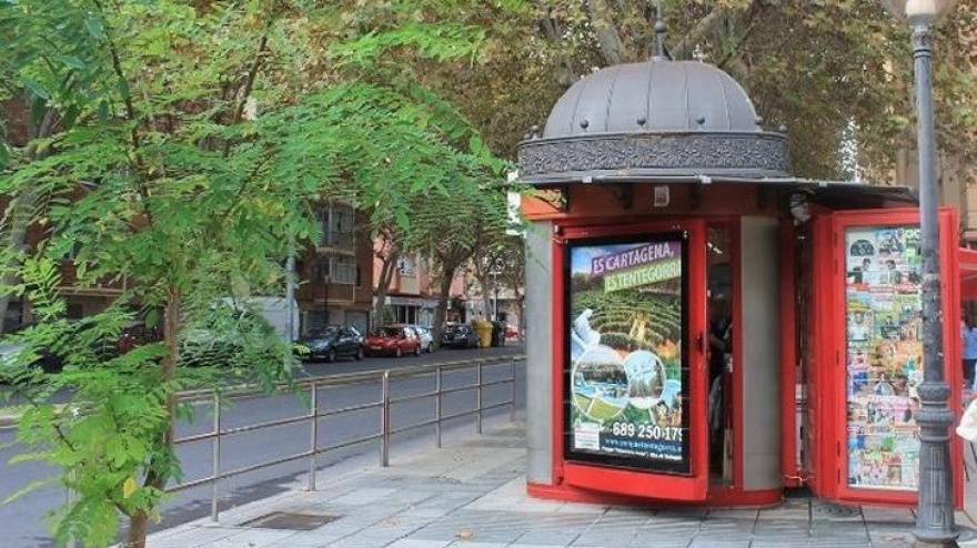 Quiosco de prensa en Cartagena