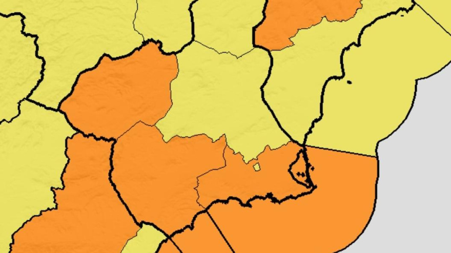 Avisos por viento y fenómenos costeros