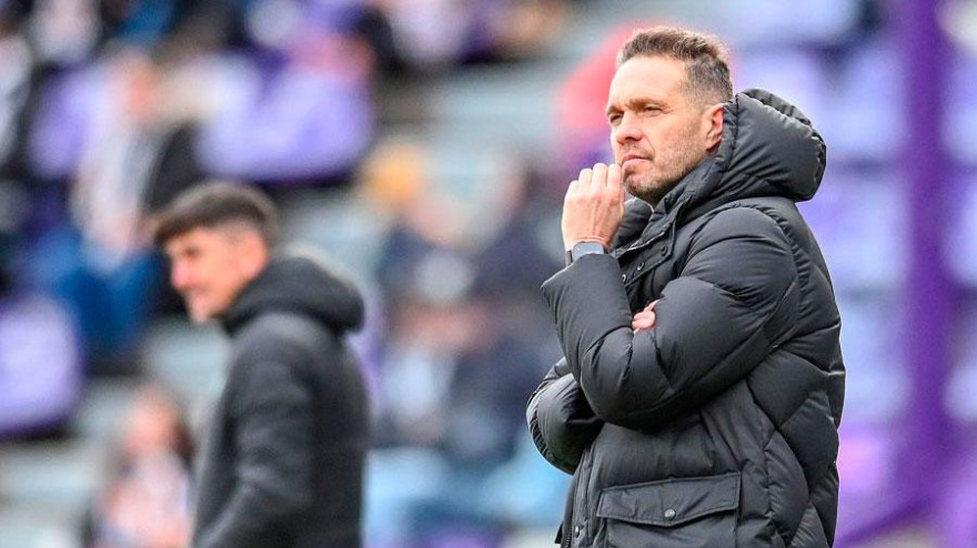 Luis García Tevenet, durante su etapa con el Real Valladolid