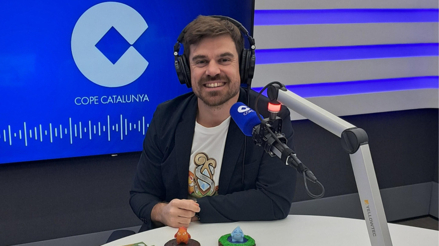 Karim Casado en los estudios de COPE Barcelona