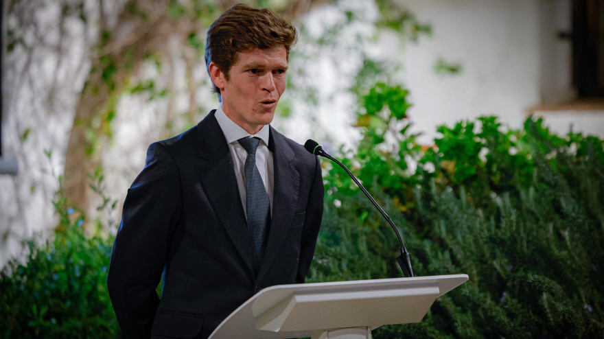 Borja Jiménez durante la presentación de la Corrida In Memoriam
